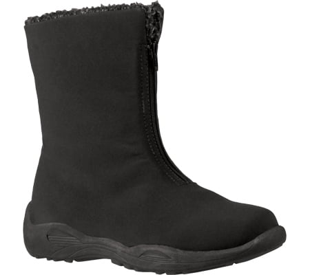 Propet Womens Madison Mid Zip Black Snow Boots Size 8.5 