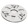 thumbnail image 1 of 10.5 Inches Takeup Reel, Open Reel Audio Aluminum Alloy Takeup Reel, 1/4 10.5 Inch Empty Tape Reel 3 Hole Aluminum Alloy Opening Machine Part Open Reel Takeup Reel, 1 of 8