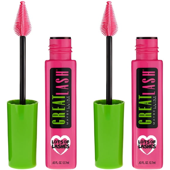 Máscara Maybelline New York Great Lash Lots Of Lashes Blackest Black 25 ml x 2 Maybelline Maybelline New York
