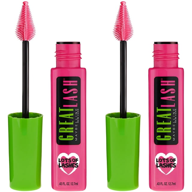 Máscara Maybelline New York Great Lash Lots Of Lashes Blackest Black 25 ml x 2 Maybelline Maybelline New York