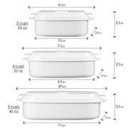 Calypso Basics, Microwave Cookware/ Storage Set, Indigo
