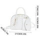 thumbnail image 3 of Ladies Fashion Color Leather Versatile Handbag Double Zipper Messenger Bag, 3 of 3