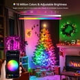 thumbnail image 4 of Luces para árbol de Navidad JMEXSUSS, 100 LED RGB, 10 m, aplicación remota, 4 of 6