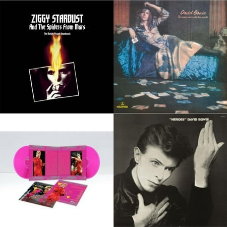 Ziggy Stardust & The Spiders From Mars Ost (2LP) & Man Who Sold The World (2015 Remaster) & Montreal '87 (Limited/Pink LP Vinyl) & Heroes (2017 Remaster)