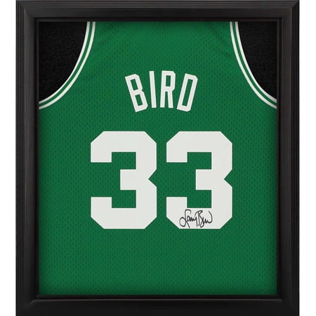 Larry Bird Boston Celtics Framed Autographed Mitchell & Ness Green 1985-1986 Swingman Jersey Shadowbox – Fanatics Authentic Certified