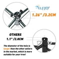 thumbnail image 4 of Soporte para árbol de Navidad Elfjoy Iron Metal de 50 cm con almohadilla de goma, 4 of 9