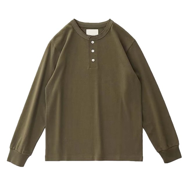 VBARHMQRT Tee Shirts Mens Men's Washed Cotton Simple Solid Color Casual Button up Long Sleeve T Shirt Ag