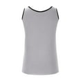 thumbnail image 6 of Sequin Tops for Women Summer Casual Sleeveless Round Neck Tank Tops Solid Color Loose Fit Shiny T Shirts Ladies Sparkly Glitter Blouses Party Club Cocktail Vest Shirt, 6 of 6