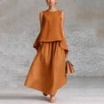 thumbnail image 2 of Sentmoon Ensembles d'Été Deux Pièces pour Femmes Jupes Maxi pour Femmes Jupes Midi Taille Haute pour Femmes Tendance Sans Manches Col Ras du Cou Coupe Régulière Jupes-Short Sport pour Femmes pour le Travail et le Bureau P-2TG, 2 of 6