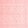 thumbnail image 1 of Ahgly Company Machine Washable Indoor Square Oriental Red Traditional Area Rugs, 4' Square, 1 of 4