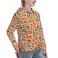 thumbnail image 6 of Lsque Fall Gnomes1 Pattern Casual Women's Hoodie,Hooded Sweatshirt with Kangaroo Pocket,Pullover Hoodie with Eye-catching Drawstrings-XX-Large, 6 of 7