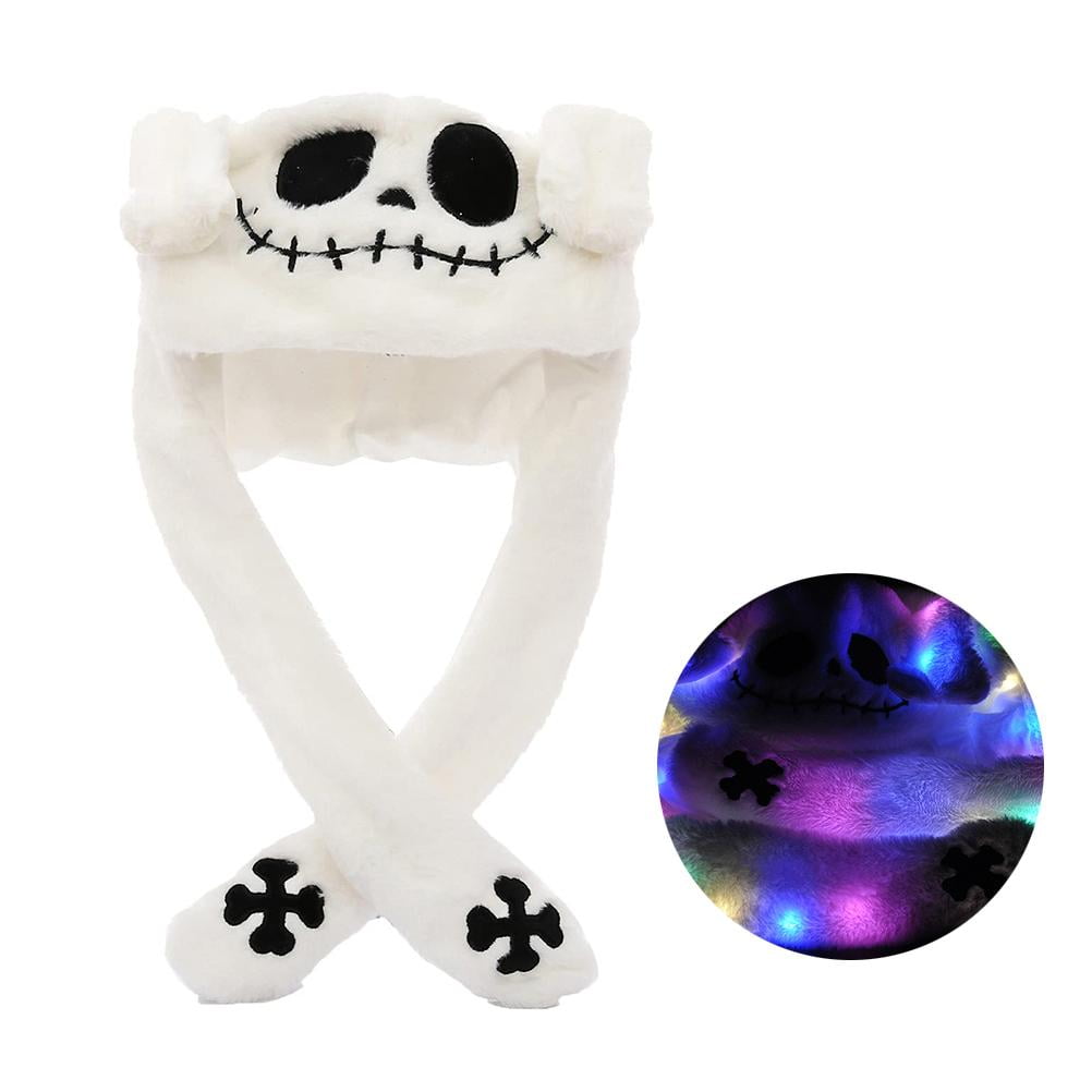 Moving Ear Jump Hat Built-in LED Light 