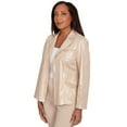 thumbnail image 3 of Alfred Dunner Womens Faux Suede Shimmer Jacket, 3 of 4