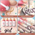 thumbnail image 4 of Pink Theme Welcome Baby Banner Cute Design Baby Girl Banner Balloon Decoration Star Pattern Baby Shower Backdrop for Baby Shower Girl Baby Party Newborn Welcome, 4 of 5