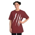 thumbnail image 4 of Effete Feline Claw Marks Scratch Organic Unisex Classic T-Shirt, 4 of 4