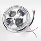 thumbnail image 2 of Faro Para Moto Retro Plateadas Universal 6.5in Con Soporte, 2 of 8