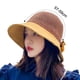 thumbnail image 2 of Sombrero de pescador hueco transpirable con lazo para mujer, gorra de sol para viajes, 2 of 5