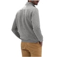 thumbnail image 2 of ameIAEA Casual Sweatshirts for Men Long Sleeve Solid Color Fall Pullover Tops with Pockets, 2 of 6