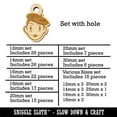thumbnail image 2 of French Mime with Beret Wood Mini Charms Shapes DIY Craft Jewelry - With Hole - 30mm (6pcs), 2 of 7