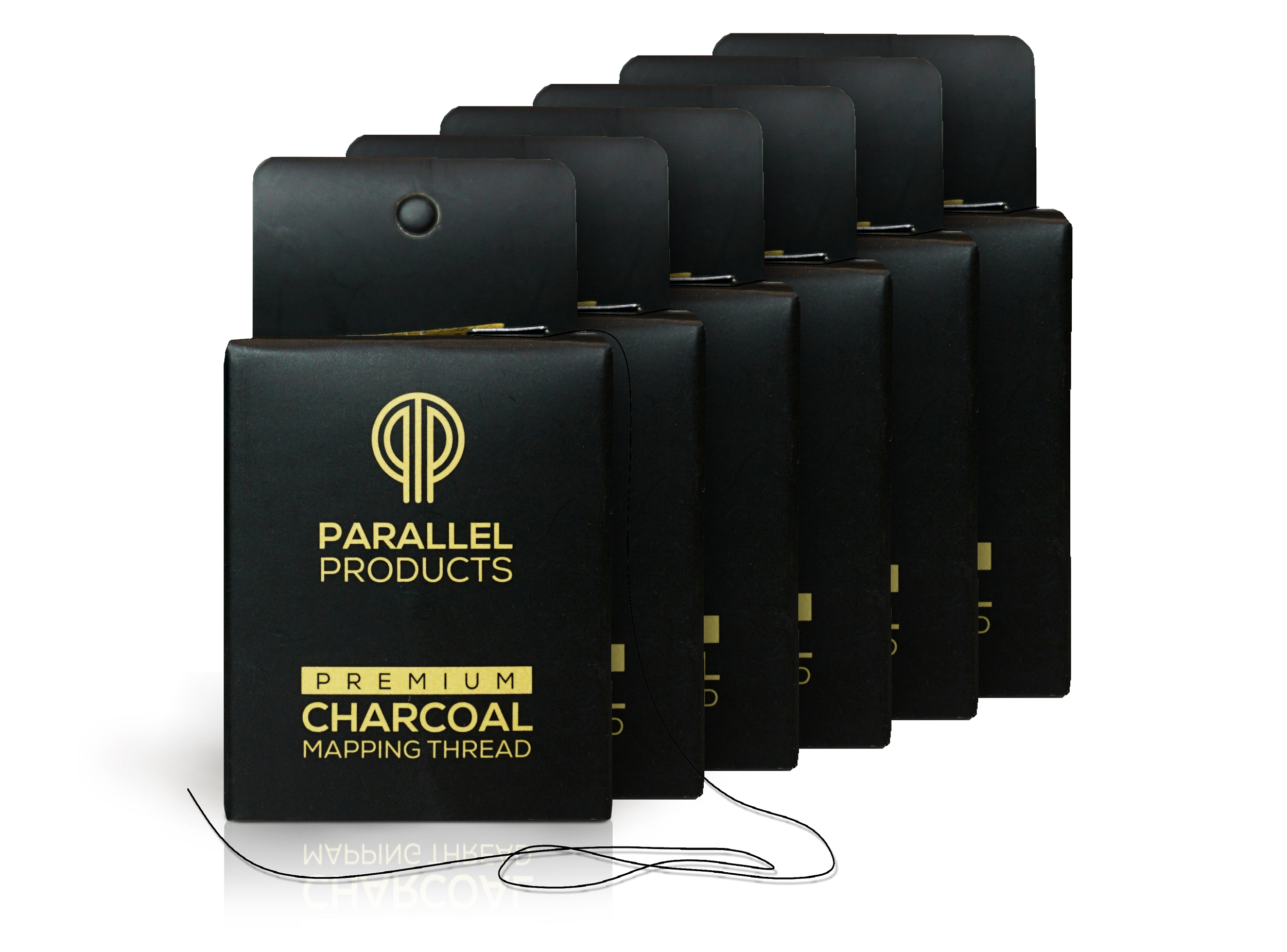 Parallel Products Premium PreInked Charcoal Eyebrow Mapping String