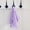 Purple, variant on Pure Cotton Children Face Towels, Size 10.2" x 19.7", Multicoloured , Kids Washcloths, Fingertip Bath Towels for Home Kitchen Bathroom