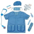 Melissa & Doug Veterinarian Role Play Costume DressUp Set (9 pcs