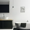 thumbnail image 2 of The Stupell Home Decor Collection Alexa Do The Laundry Black and White Brush Typography Black Framed Giclee Texturized Art, 2 of 8