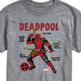 thumbnail image 3 of Marvel Deadpool - Blueprint - Men's Short Sleeve Graphic T-Shirt, 3 of 5