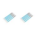 thumbnail image 4 of Scienceny Juego de 10 unidades de bolígrafo punteado de doble cabeza, surtido de herramientas para modelar y esculpir arcilla de cerámica, Azul 2piezas, 4 of 4