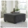 thumbnail image 2 of Bowery Hill Contemporary Fabric Gray Oversized Accent Ottoman, 2 of 7
