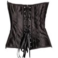 thumbnail image 2 of PULABO Women's Sexy Sliming Satin Body Shaper Strapless Overwear Corset, 2 of 7