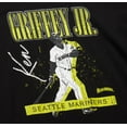 thumbnail image 3 of Mitchell  Ness Men's Ken Griffey Jr. Black Seattle Mariners Neon Pop Player T-Shirt, 3 of 5