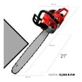 thumbnail image 3 of Motosierra con motor a gasolina 60 CC doble barra 20" 13270 Adir, 3 of 10