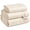 Ivory, variant on Linnene 3 Piece 1000 Thread Count Twin Sheets Set, 100% Long-Staple Egyptian Cotton, Soft, Smooth & Silky Sateen, Fits up to 18", All Season Use (Charcoal Gray)