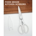 thumbnail image 7 of Heavy Duty Kitchen Scissors, Come-Apart Poultry Shears for Chicken and Meat, Cream, 7 of 7