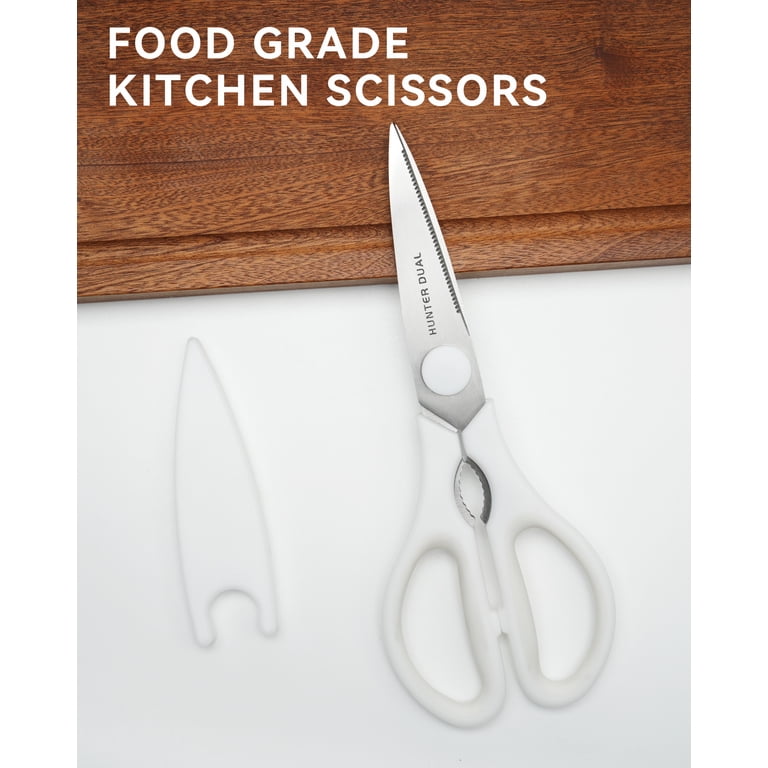 NULAS Heavy Duty Kitchen Scissors Come-Apart Design Cream photo 7