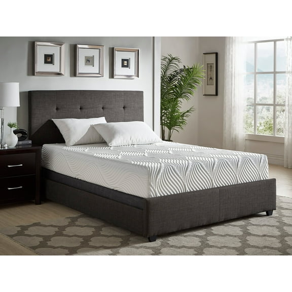 10 in. King Size Mattress Triple Layer Foam Comfort, Gel Memory Foam Mattress in a Box