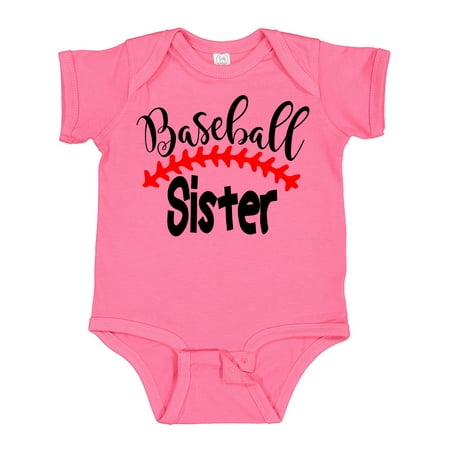 

Inktastic Baseball Sister Gift Baby Boy or Baby Girl Bodysuit