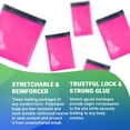 thumbnail image 3 of Pink Poly Mailers, Waterproof Self Seal Envelopes, 100 Count, 6 x 9 in, 3 of 7
