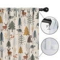thumbnail image 4 of Blackout Kids Curtains,Beige Christmas Forest Animal Pattern Childrens Insulated Curtains Set Of 2,Bedroom Essentials,Toddler Room Decor 42"x54", 4 of 5
