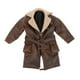 thumbnail image 2 of Prendas de abrigo de cuero PU a escala 1:12, abrigo de figura masculina, accesorios de disfraz, traje de en miniatura con solapa para, 2 of 9