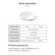 thumbnail image 2 of Worallymy Smart Wifi Sensor de inundación de agua Impermeable Recargable Alarma de agua Sótano de seguridad para el hogar Worallymy JD735808511, 2 of 7