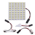 thumbnail image 2 of DC 12V T10 5050 48SMD Panel LED Interior del coche Luz blanca Lámpara de techo de festón Ndcxsfigh Accesorios para autos y motos, 2 of 9