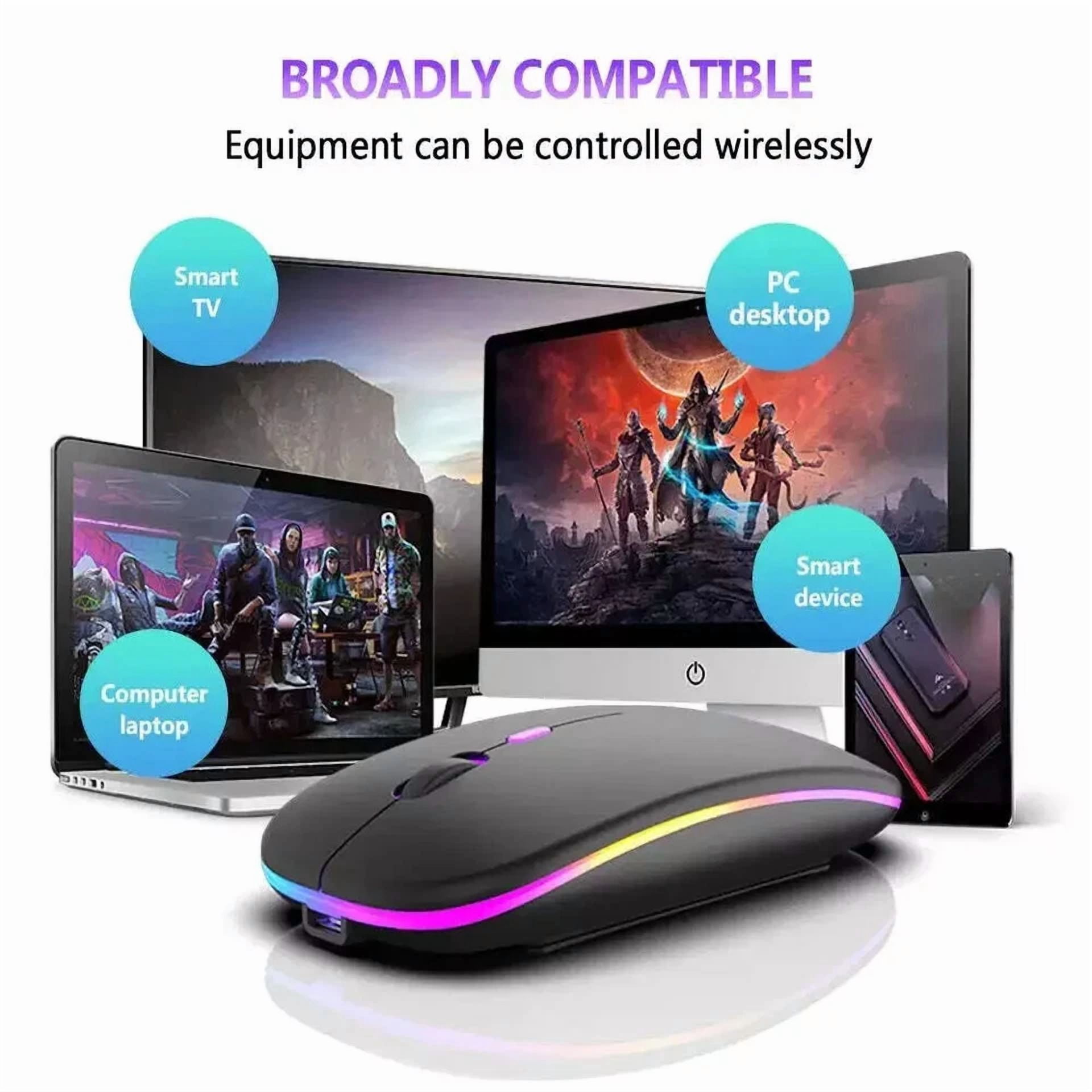 BUTTERFLY- Wireless Mouse Bluetooth And 2.4Ghz Dual Modes Rechargeable Rgb Ergonomic Silent