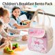 thumbnail image 5 of Bolso Kawaii Lindo Bolso Aislada Lunch Box Portable Mujeres Kid Cooler Lunch Bag (Blanco), 5 of 5