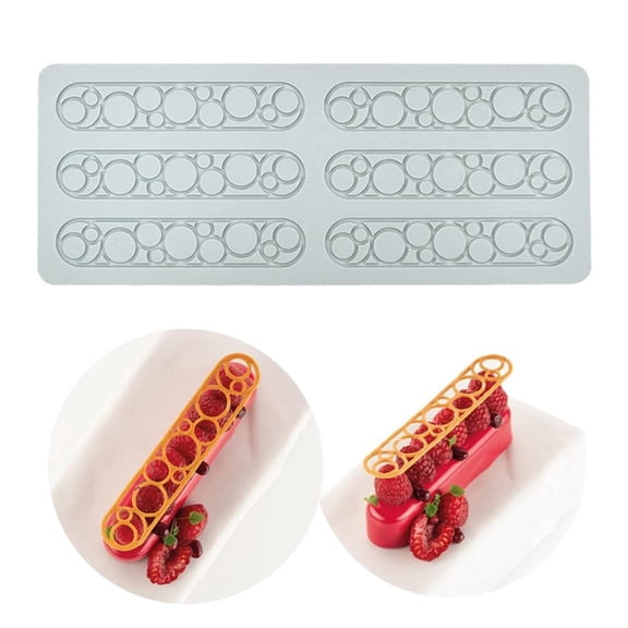 Chocolate Silicone Molds 3D Hollow Feather Leaf Fondant Mold Geometric Shaped Candy Mold Cupcake Cake Topper Sugar Craft