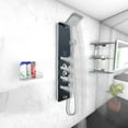 thumbnail image 2 of Blue Ocean 52" Aluminum Thermostatic Shower Panel with Shower Head (SPA331B), 2 of 9