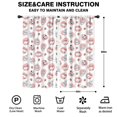 thumbnail image 2 of Blackout Kids Curtains,Pink Cow Milk Strawberry Pattern Childrens Insulated Curtains Set Of 2,Bedroom Essentials,Toddler Room Decor 42x84in(106x213cm), 2 of 5