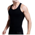 thumbnail image 2 of Aqestyerly Gilet de Sport Sans Manches à Col Rond Serré Mode Décontractée pour Hommes, 2 of 5