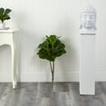 thumbnail image 3 of 2.5’ Fiddle Leaf Fig Artificial Tree (No Pot) by Nearly Natural, 3 of 3